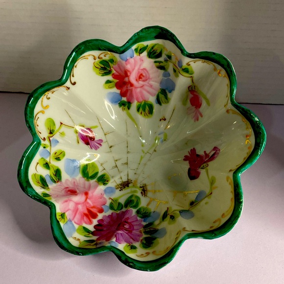 Other - Floral hand painted bowl